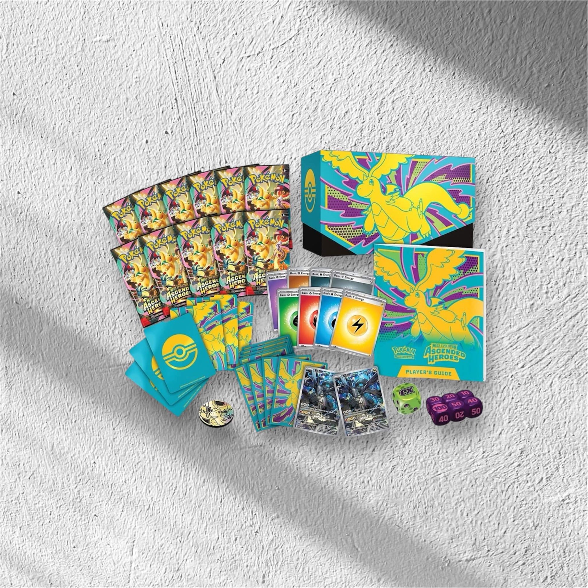 Pokemon - Mega Evolution - Ascended Heroes - Elite Trainer Box Pokemon Center - WolfCards