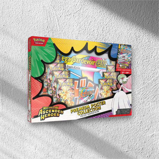 Pokemon - Mega Evolution - Ascended Heroes - Poster Collection - Mega Gardevoir Ex - WolfCards