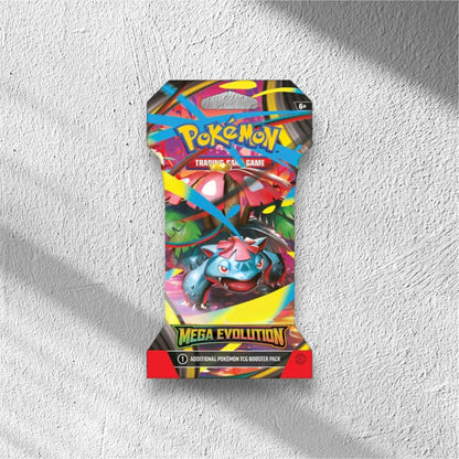 Pokemon - Mega Evolution - Base Set - Sleeved Booster Pack - WolfCards