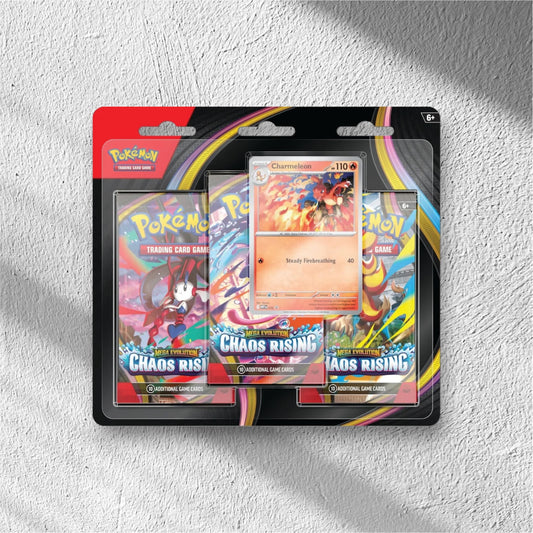 Pokemon Mega Evolution - Chaos Rising 3 Pack Blister - WolfCards