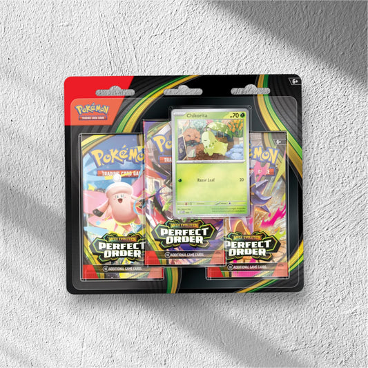 Pokemon - Mega Evolution - Perfect Order - 3 Pack Blister - WolfCards