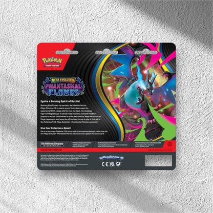 Pokemon - Mega Evolution - Phantasmal Flames - 3 Pack Blister - Sneasel - WolfCards
