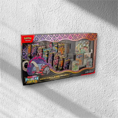 Pokemon TCG: Paldean Fates Great Tusk ex & Iron Threads ex Premium Collection - WolfCards