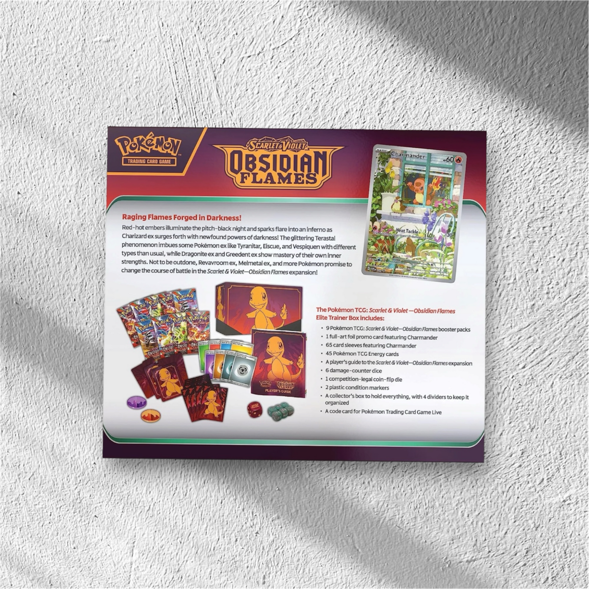 Pokemon - Scarlet And Violet - Obsidian Flames - Elite Trainer Box - WolfCards