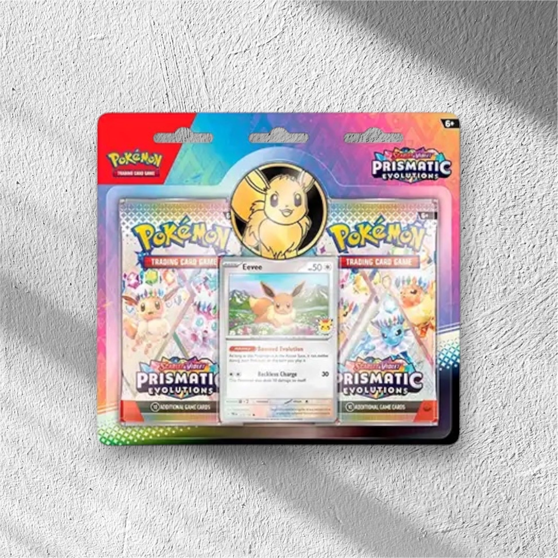 Pokemon - Scarlet And Violet - Prismatic Evolutions - 2 Pack Blister - Eevee - WolfCards