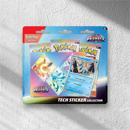 Pokemon - Scarlet And Violet - Prismatic Evolutions - Tech Sticker Collection - Glaceon - WolfCards