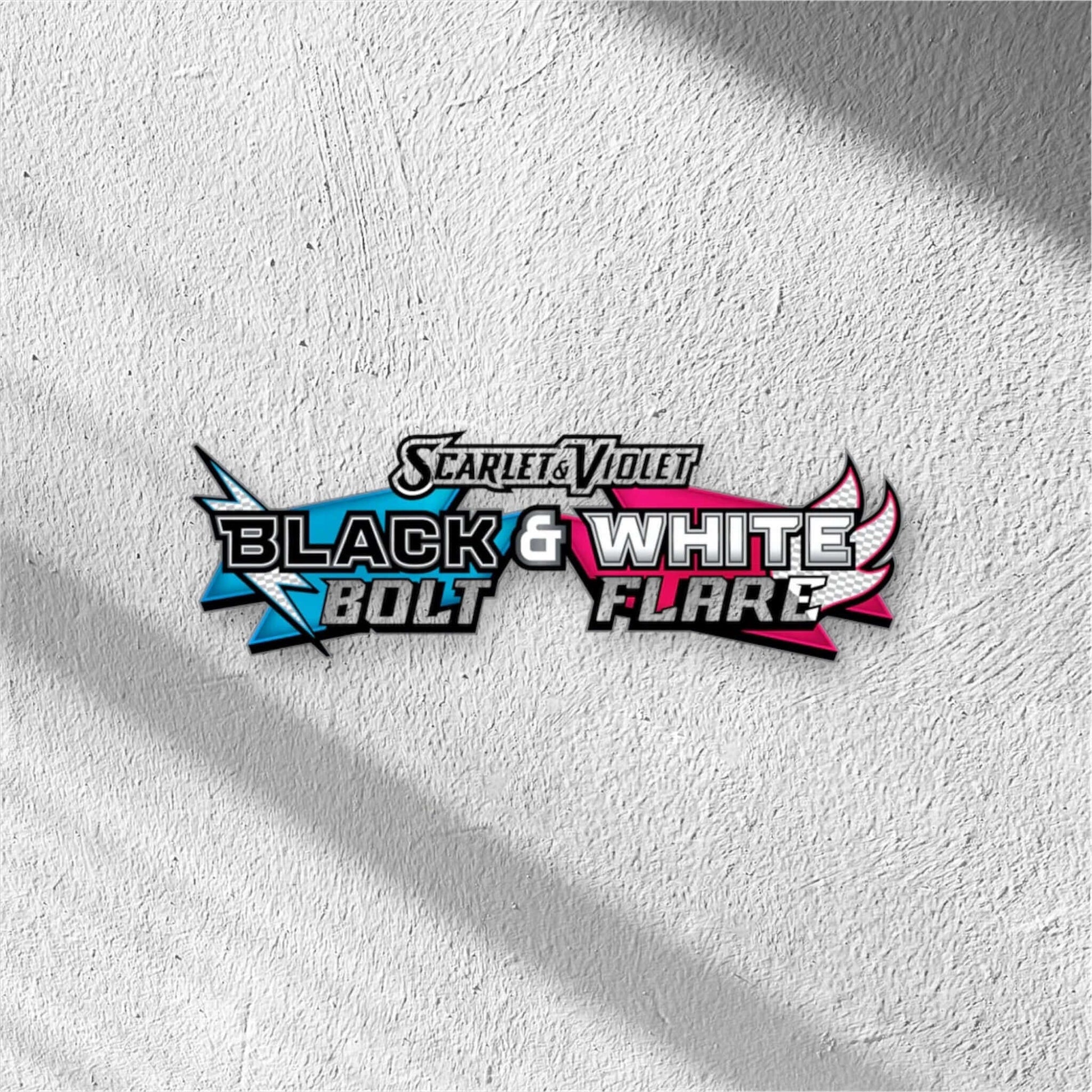 Pokemon - Scarlet And Violet - White Flare - Logo - WolfCards