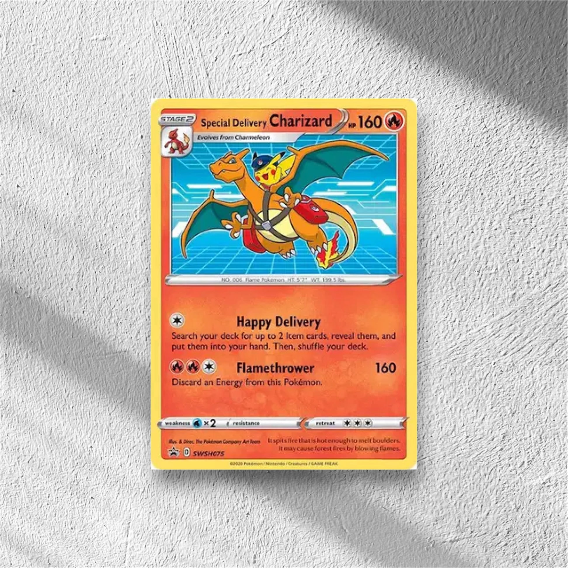 Special Delivery Charizard Promo SWSH075 - WolfCards