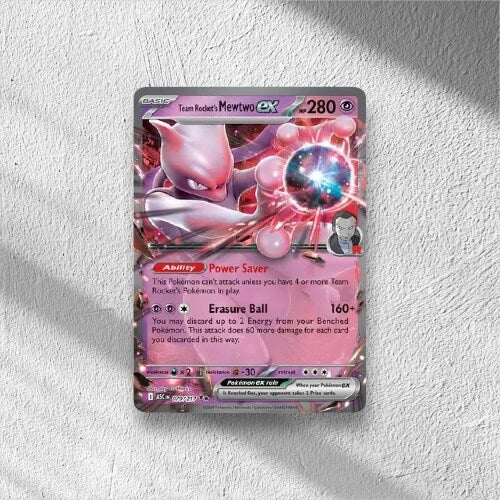 Team Rocket's Mewtwo ex Ascended Heroes Double Rare 079/217 - WolfCards