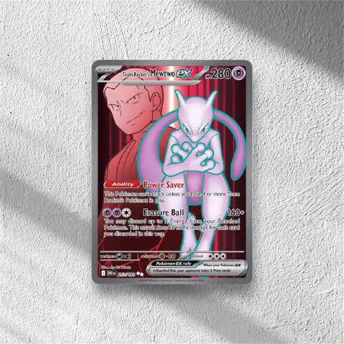 Team Rocket's Mewtwo ex Destined Rivals Ultra Rare 213/182 - WolfCards