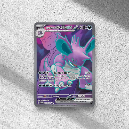 Team Rocket's Nidoking ex Pokemon • Ultra Rare • 216/182 Destined Rivals - WolfCards