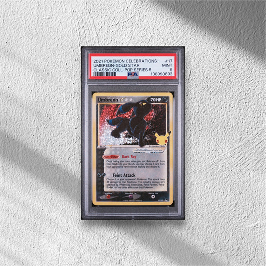 Umbreon Gold Star Celebrations PSA 9 - WolfCards