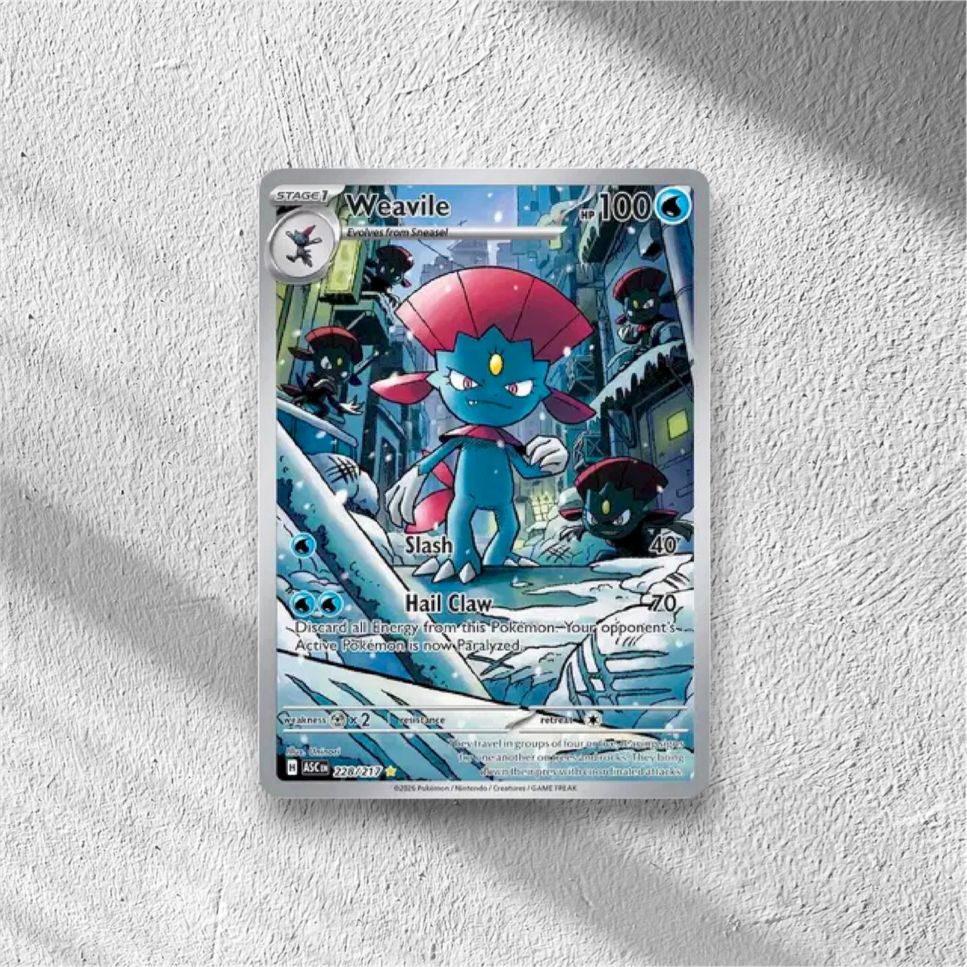 Weavile Ascended Heroes 228/217 - WolfCards