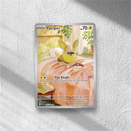 Yamper Pokemon • Illustration Rare • 099/094 Phantasmal Flames - WolfCards